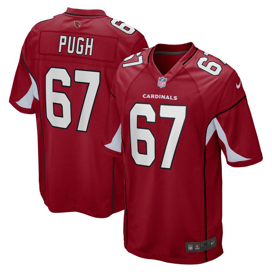 Men Arizona Cardinals 67 Justin Pugh Nike Cardinal Game NFL Jersey